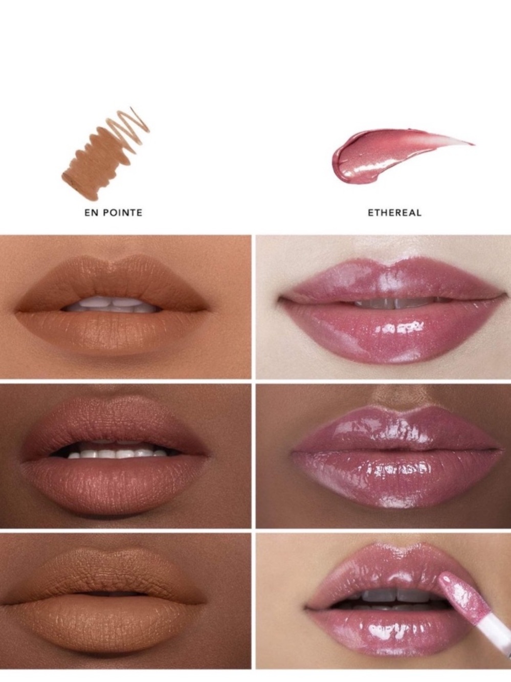 NWT Haus Laboratories En Pointe lip liner & Ethereal Lip Gloss Sync set #6